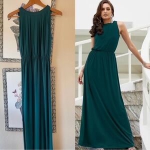 KOH KOH Sexy Sleeveless Summer Formal Flowy Casual Gown.